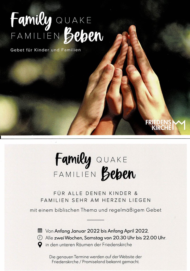 Family Quake - Familien Beben Flyer_10112021